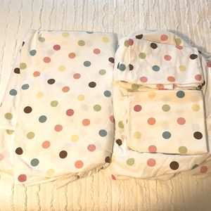 Garnet Hill queen size flannel sheets